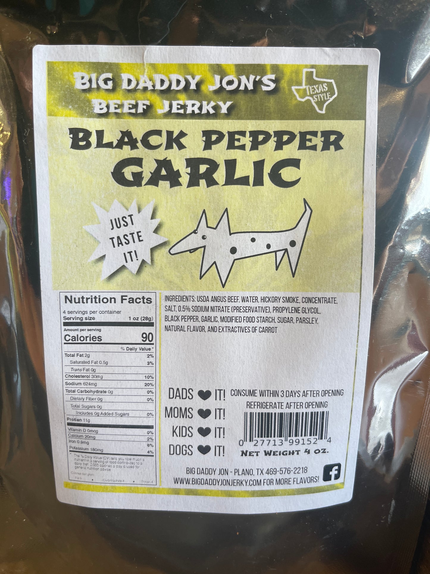 BLACK PEPPER GARLIC