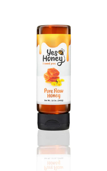 Pure Raw Honey 12oz Squeeze Bottle